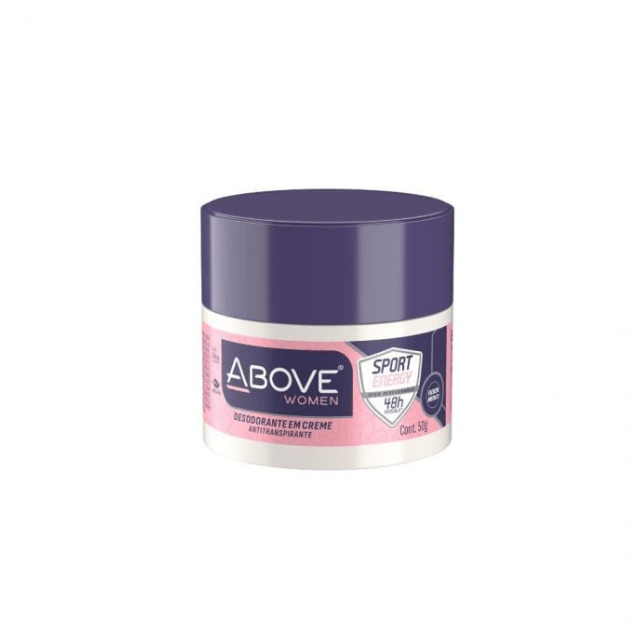 Desodorante Creme Above Sport Energy Women Pote 50G